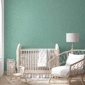 Papier Peint Turquoise géométrique Motif sans couture