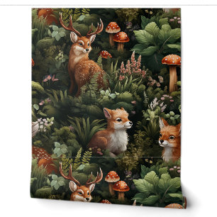 Papier Peint Twilight Forest Friends Botanical