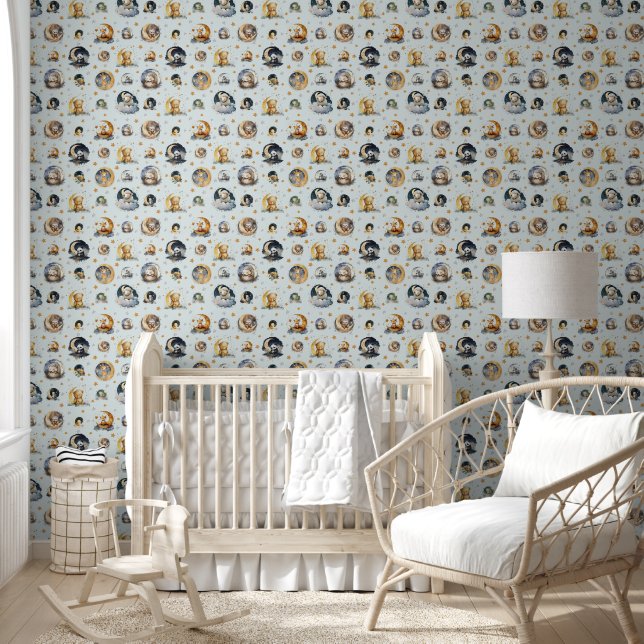 Papier Peint Twinkle Little Star Animal Motif Garçon bébé (Enfants)