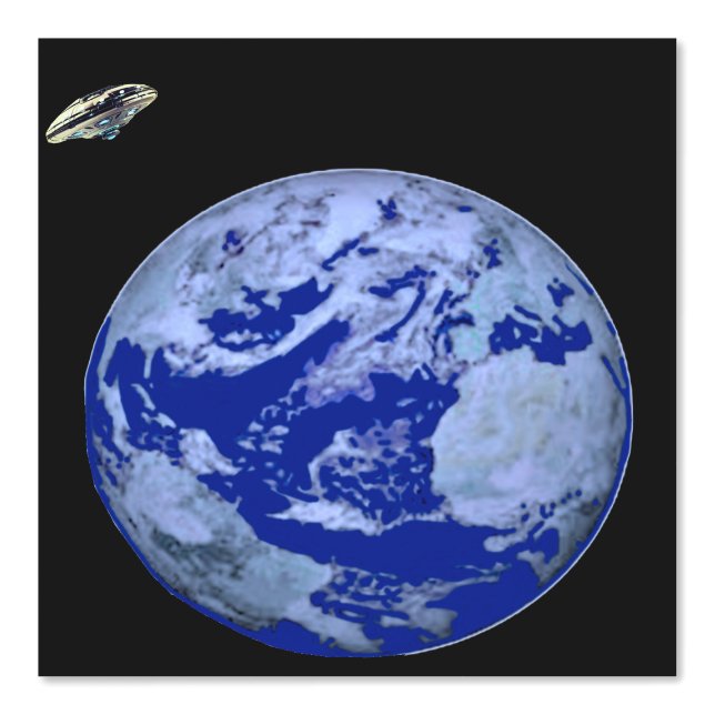 Papier Peint Un fond d'écran UFO Buzz Earth (Recto)