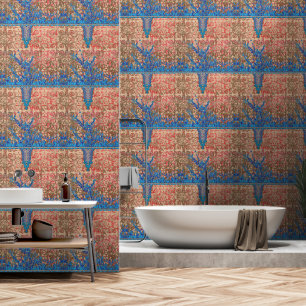 Papier Peint un tableau d'écharpe bleu et beige