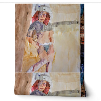 Papier Peint Une fille de la campagne sauvage