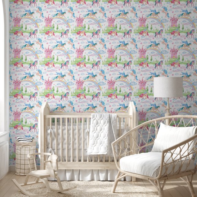 Papier Peint Unicorn Fantasy Worlds (Enfants)