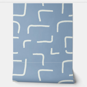 Papier Peint Urban Geo Cobalt Cool Blender intégral