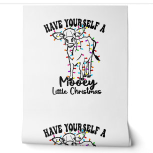 Papier Peint Vache & Neige Se Faire Un Petit Noël Moyeux