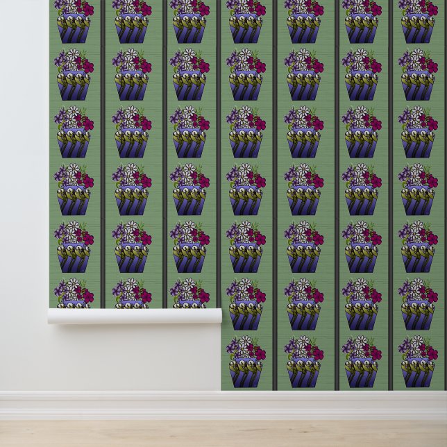 Papier Peint Vase Lily homme stfarC (Application)
