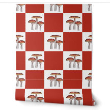 Vérification rouge avec champignon