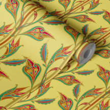 Vigne d'Imaginaire d'or, rouge et vert feuille