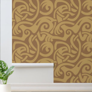 Papier Peint Viking Celtic Intertwining Motif animal
