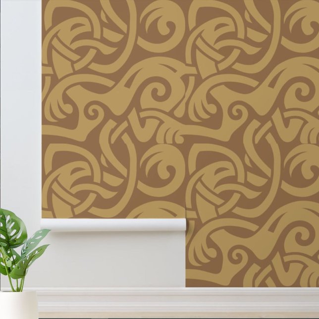 Papier Peint Viking Celtic Intertwining Motif animal (Créateur téléchargé)