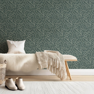 Papier Peint Vins Wavy Sketchy / Verdure rocheux