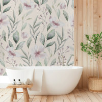 Vintage Floral Et Motif Feuille