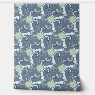 Papier Peint Vintage Ocean Wave