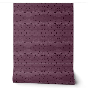 Papier Peint Vintage Plum Floral Motif sans joint