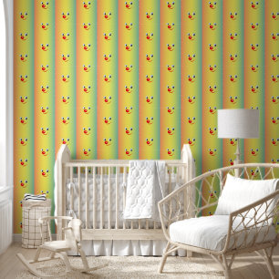Papier Peint Visage clown souriant