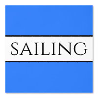 VOILE amusante Texte Bleu Bleu Noir Blancs