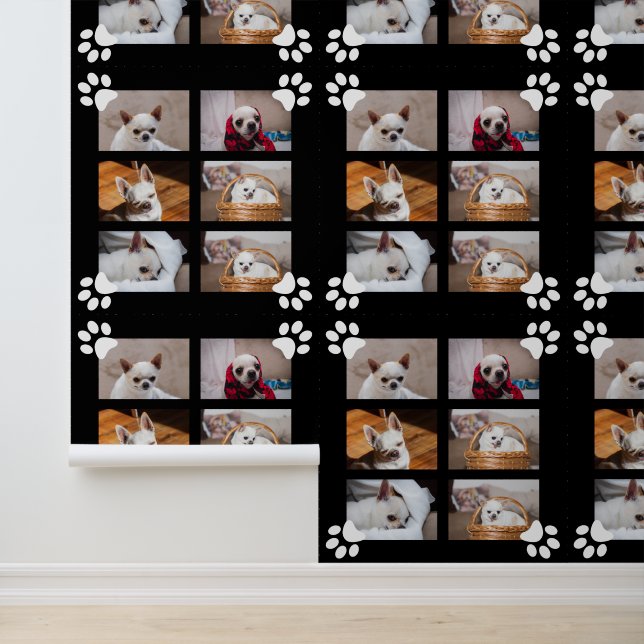 Papier Peint Votre chiot chien de compagnie personnalisation ph (Application)