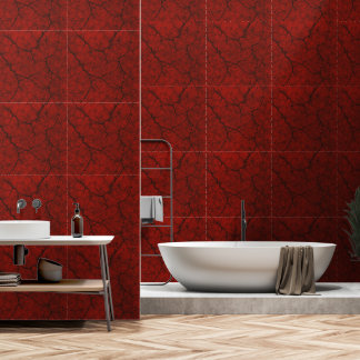 Papier Peint Wallpaper - red marble