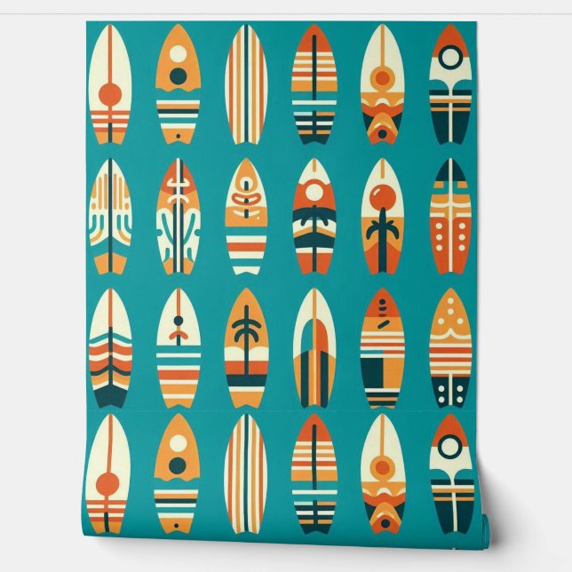 Papier Peint Wave Riders (Déroulement)