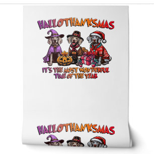 Papier Peint Weimaraner Halloween Thanksgiving Christmas Oversi