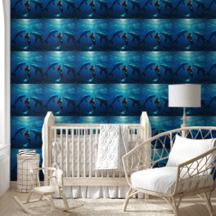 Papier Peint "Whale Song and Siren's Song : A Mermaid's Voyage,