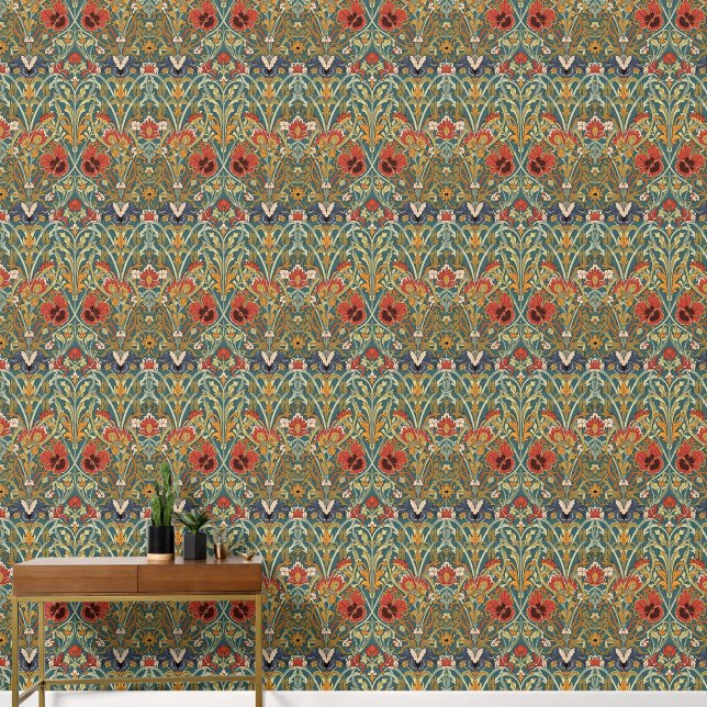 Papier Peint William Morris Compton Floral Art (Couloir)
