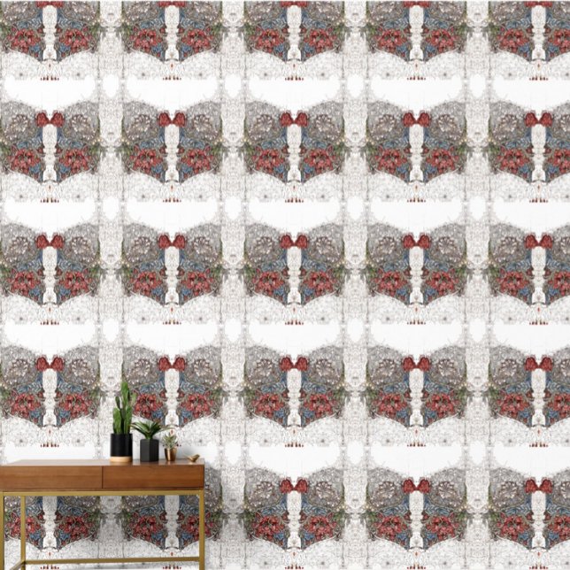 Papier Peint William morris couronne art textile floral (Créateur téléchargé)