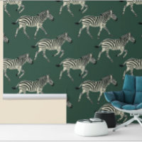 Zebra Jungle Serengeti Afrique motif Safari
