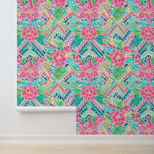 Papier Peint Zigzag Bloom