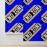 ZONE DE BOUT Tiled Bleu Royal Orange Noir Rayures