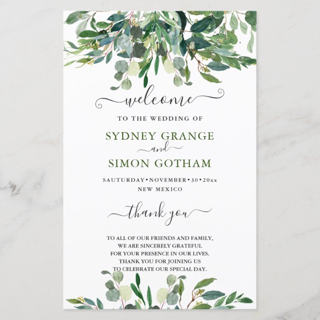 PAPIER PEINTURE À L'EAU RUSTIQUE EUCALYPTUS VERT (Devant)