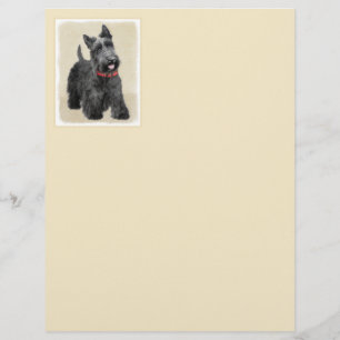 Papier Peinture de Terrier Écossais - Art de Chien Origin