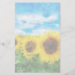 Papier Peinture de tournesols