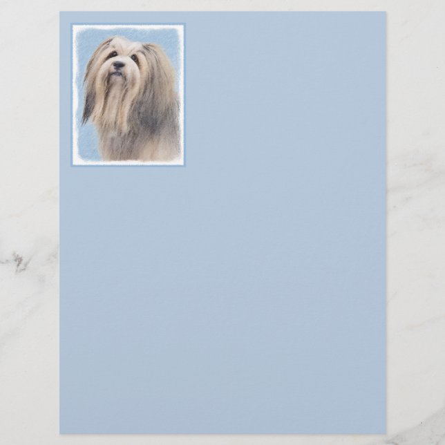 Papier Peinture Havanaise (Argent) - Cute Original Chien  (Devant)