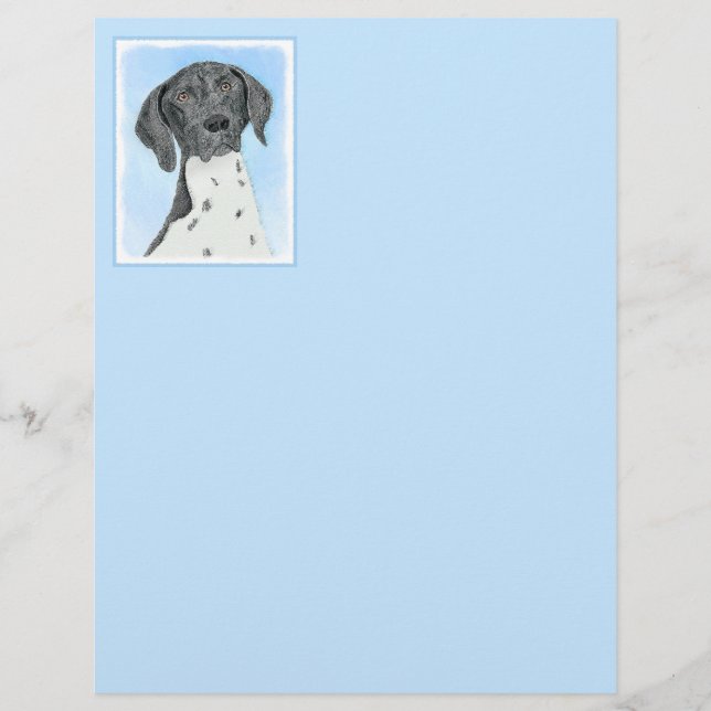 Papier Peinture pointeur germanique - Art original (Devant)