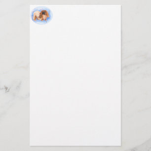 Papier Pékinois Bleu Véritable