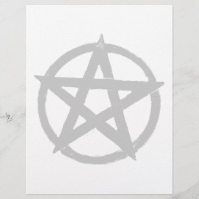 Papier Pentacle noir fixe (Devant)
