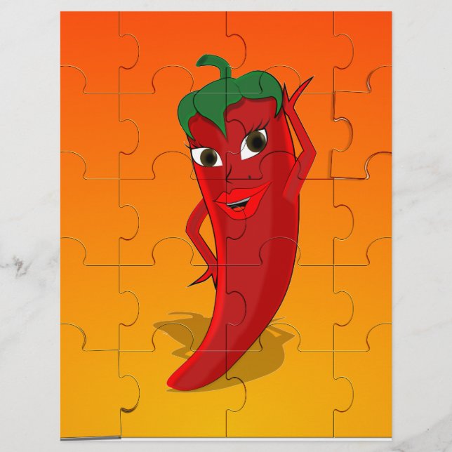 Papier Pepper Rouge Diva Puzzle (Devant)