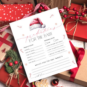 Papier Père Noël Baby Baby shower Prédictions et conseils