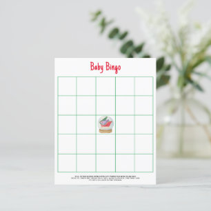 Papier Père Noël traîneau Baby Bingo jeu