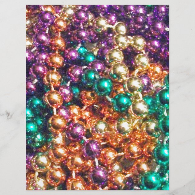 Papier Perles Mardi Gras (Devant)