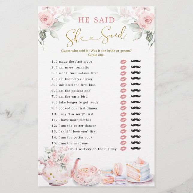 Papier Personnalisé (Devant)