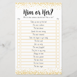 Papier Personnalisé 50e anniversaire de Mariage Jeu