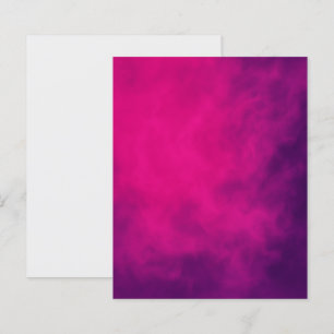 Papier personnalisé Fumée rose néon