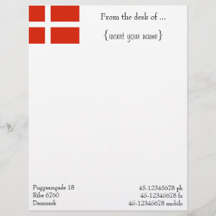 Papier Personnalisez votre Dannebrog !