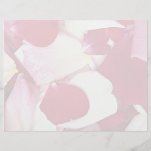 Papier Pétales roses mixtes