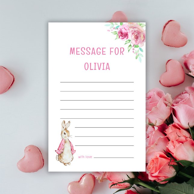 Papier Peter rabbit | Time Capsule Message Birthday (Créateur téléchargé)