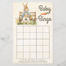 Papier Peter The Rabbit - Baby shower jeu de bingo