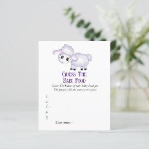 Papier Petit Baby shower mouton agneau