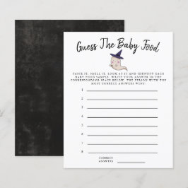 Papier Petit Boo Girl Guess The Baby Food Douche Jeu
